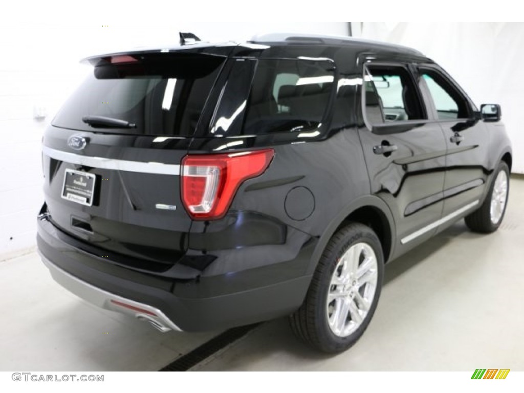 2016 Explorer XLT 4WD - Shadow Black / Ebony Black photo #4