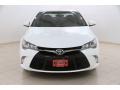 2015 Super White Toyota Camry SE  photo #2