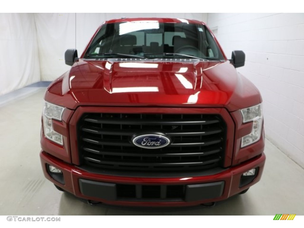 2016 F150 XLT SuperCrew 4x4 - Ruby Red / Black photo #2