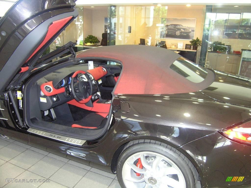 Crystal Cassiterite Black Metallic 2009 Mercedes-Benz SLR McLaren Roadster Exterior Photo #11385292
