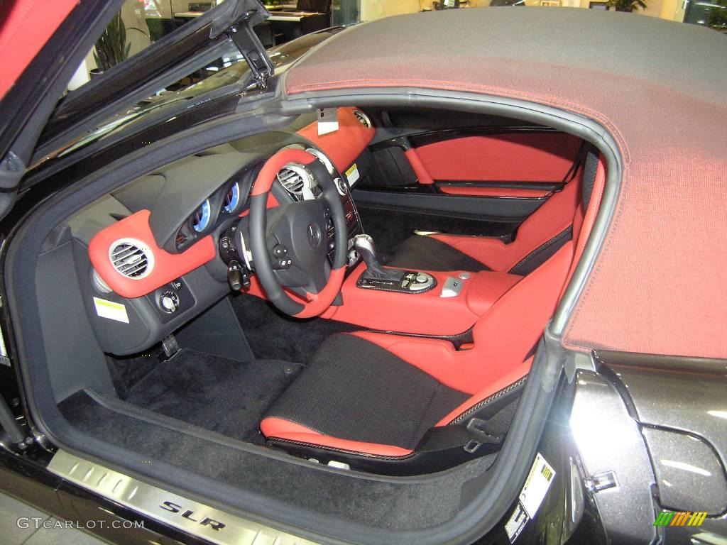 300SL Red Interior 2009 Mercedes-Benz SLR McLaren Roadster Photo #11385297