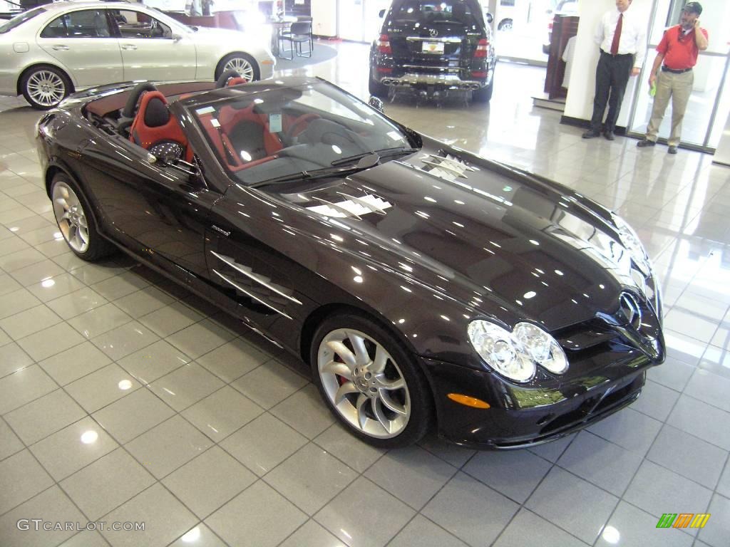 Crystal Cassiterite Black Metallic 2009 Mercedes-Benz SLR McLaren Roadster Exterior Photo #11385302