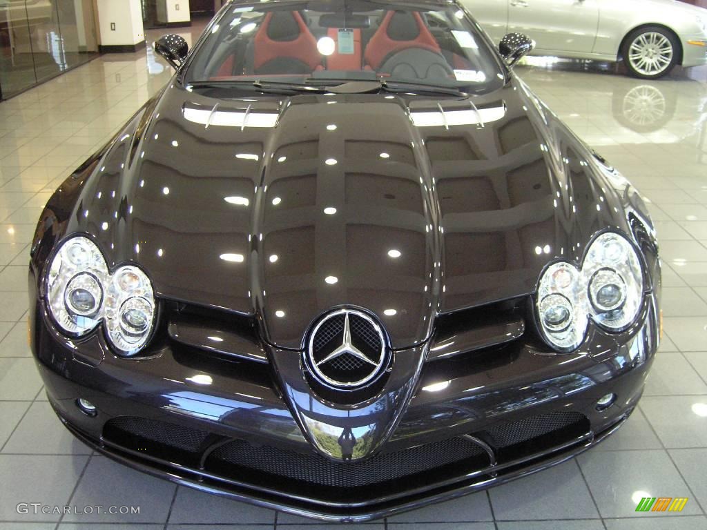 Crystal Cassiterite Black Metallic 2009 Mercedes-Benz SLR McLaren Roadster Exterior Photo #11385322