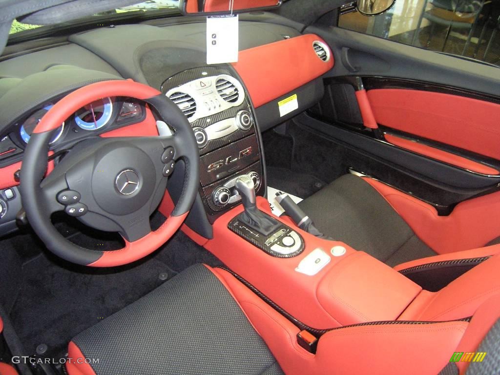 300SL Red Interior 2009 Mercedes-Benz SLR McLaren Roadster Photo #11385332