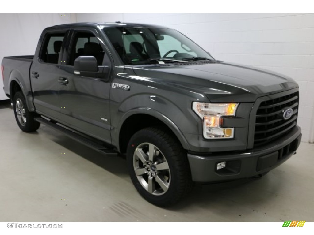2016 F150 XLT SuperCrew 4x4 - Magnetic / Black photo #3