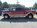 2011 Deep Cherry Red Crystal Pearl Dodge Ram 3500 HD Laramie Longhorn Mega Cab 4x4 Dually  photo #10