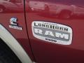 2011 Deep Cherry Red Crystal Pearl Dodge Ram 3500 HD Laramie Longhorn Mega Cab 4x4 Dually  photo #15