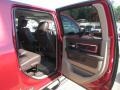 2011 Deep Cherry Red Crystal Pearl Dodge Ram 3500 HD Laramie Longhorn Mega Cab 4x4 Dually  photo #45