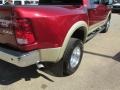 2011 Deep Cherry Red Crystal Pearl Dodge Ram 3500 HD Laramie Longhorn Mega Cab 4x4 Dually  photo #49