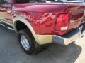 Deep Cherry Red Crystal Pearl - Ram 3500 HD Laramie Longhorn Mega Cab 4x4 Dually Photo No. 51