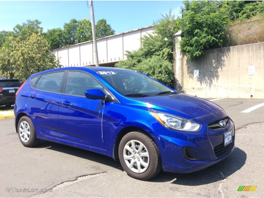 2013 Accent GS 5 Door - Marathon Blue / Gray photo #3