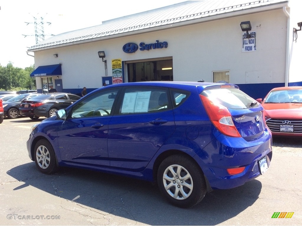 2013 Accent GS 5 Door - Marathon Blue / Gray photo #6