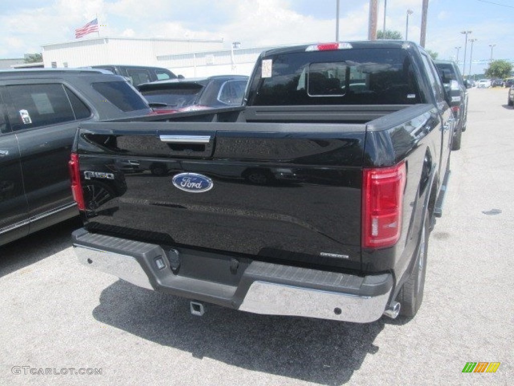 2016 F150 Lariat SuperCrew - Shadow Black / Black photo #6
