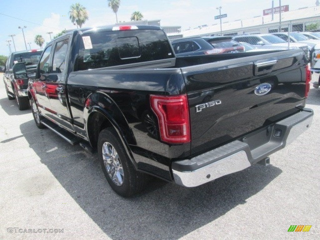 2016 F150 Lariat SuperCrew - Shadow Black / Black photo #9