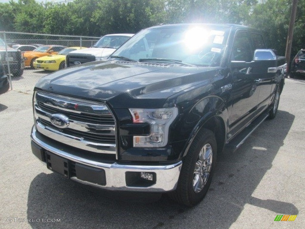 2016 F150 Lariat SuperCrew - Shadow Black / Black photo #10
