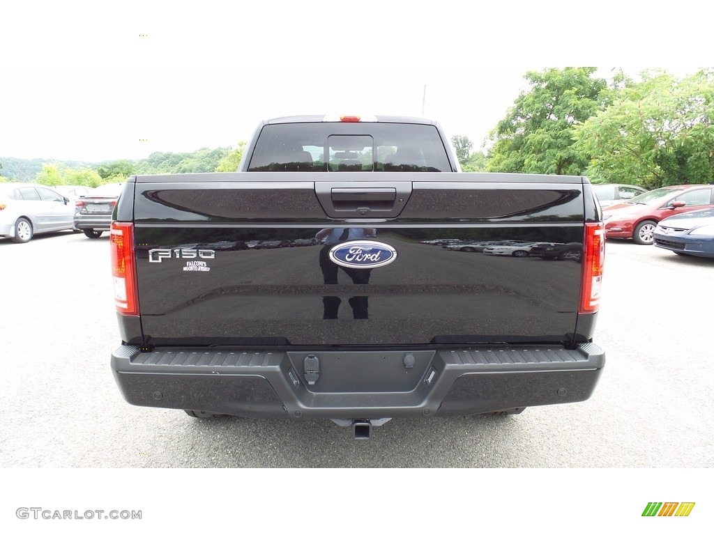 2016 F150 XLT SuperCab 4x4 - Shadow Black / Black photo #7