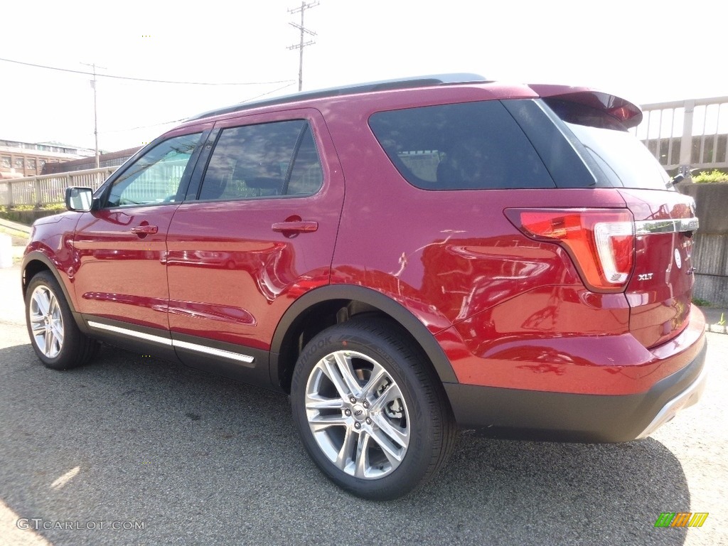 2016 Explorer XLT 4WD - Ruby Red Metallic Tri-Coat / Ebony Black photo #4