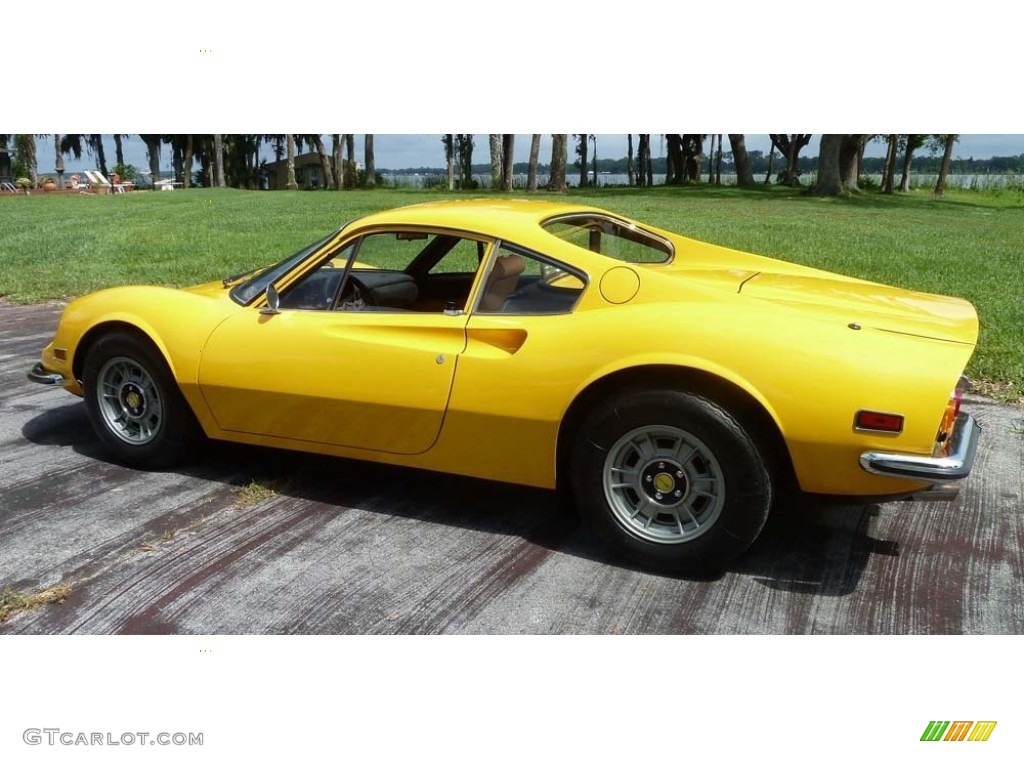 Yellow 1972 Ferrari Dino 246 GT Exterior Photo #113861206