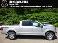 2016 Ingot Silver Ford F150 Lariat SuperCrew 4x4  photo #1