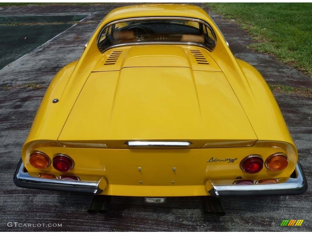 Yellow 1972 Ferrari Dino 246 GT Exterior Photo #113861254