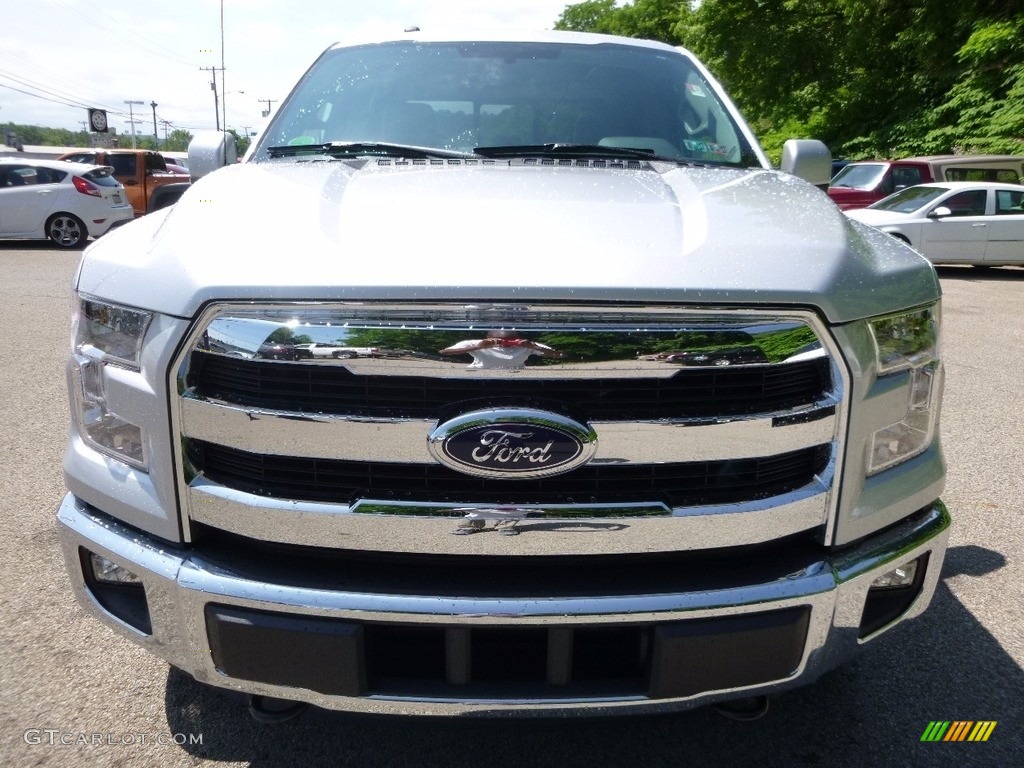 2016 F150 Lariat SuperCrew 4x4 - Ingot Silver / Medium Earth Gray photo #7