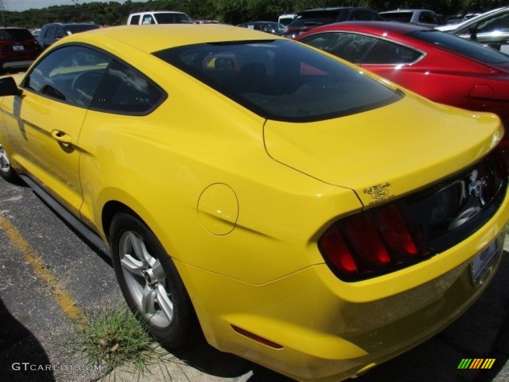 2016 Mustang V6 Coupe - Triple Yellow Tricoat / Ebony photo #4