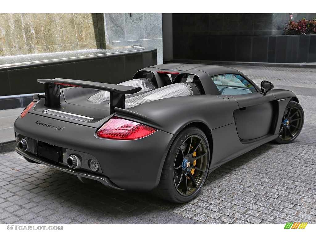 Black 2005 Porsche Carrera GT Standard Carrera GT Model Exterior Photo #113862019