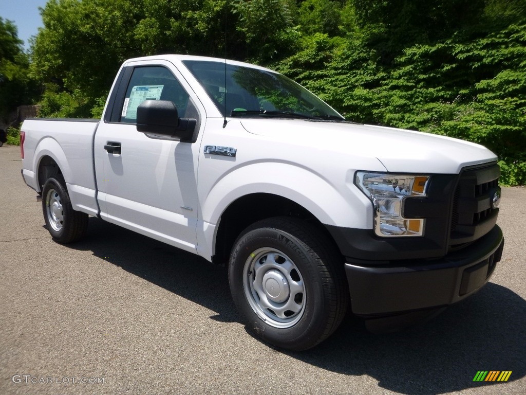 2016 F150 XL Regular Cab - Oxford White / Medium Earth Gray photo #10