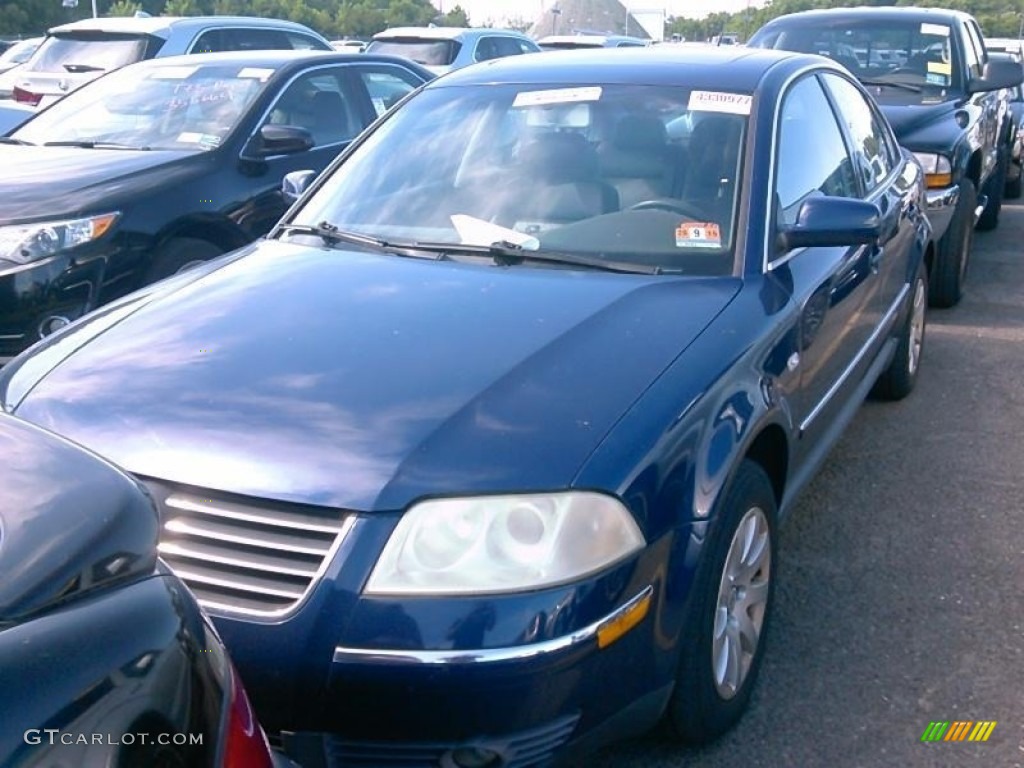2003 Passat GLS Sedan - Indigo Blue Pearl / Black photo #1