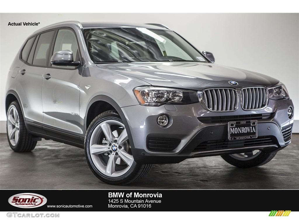 2017 X3 xDrive28i - Space Gray Metallic / Black photo #1