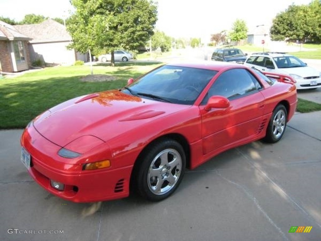 1992 3000GT VR-4 Turbo Coupe - Monza Red / Black photo #1