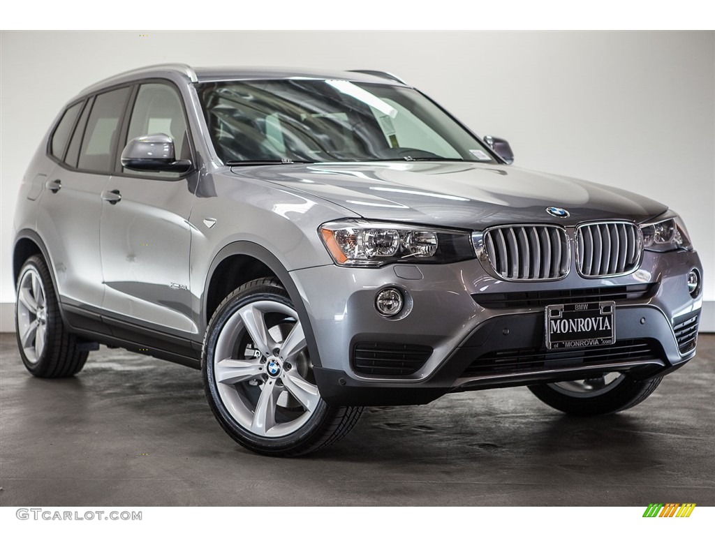 Space Gray Metallic 2017 BMW X3 xDrive28i Exterior Photo #113863642