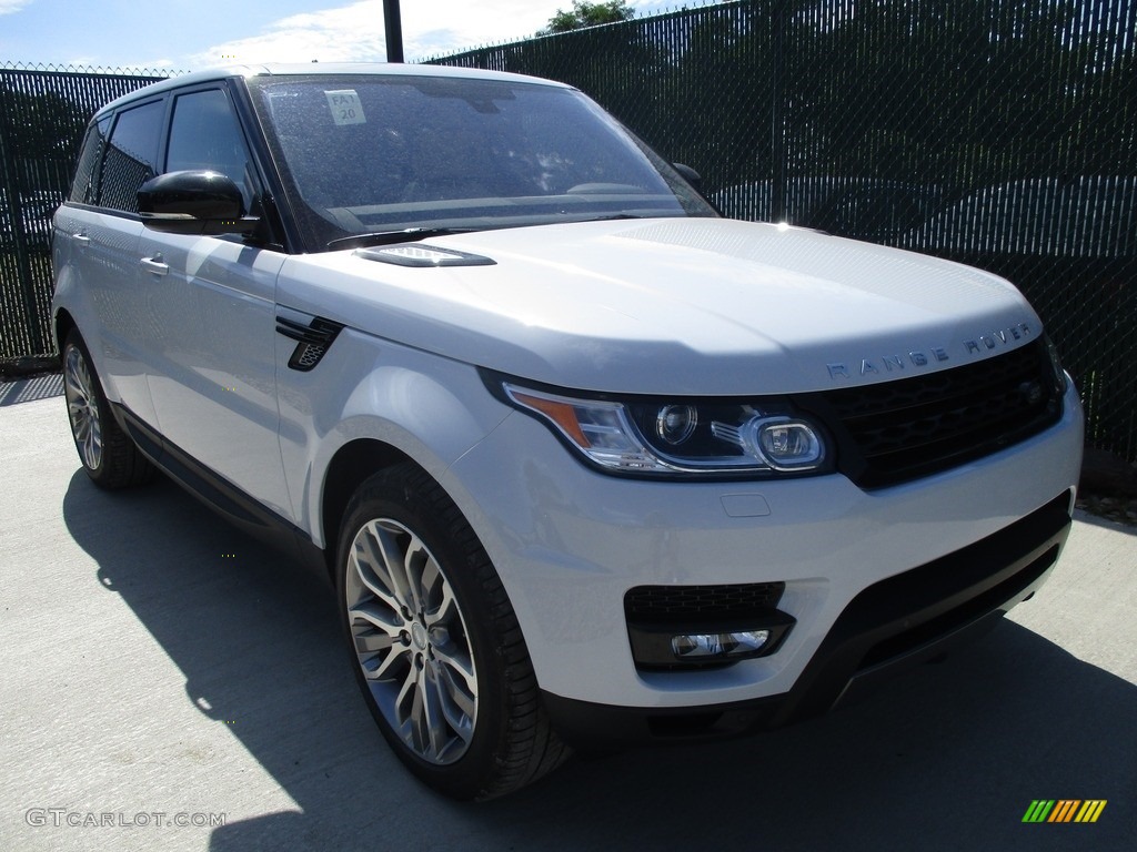 2016 Range Rover Sport Supercharged - Yulong White Metallic / Ebony/Ivory photo #5