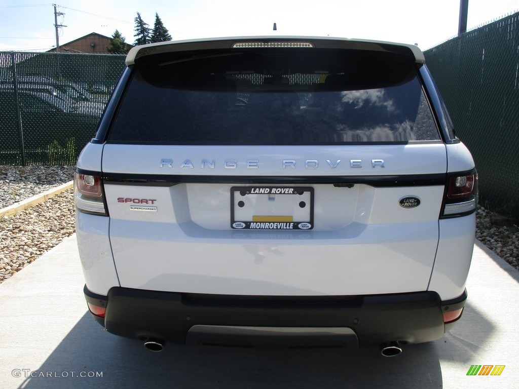 2016 Range Rover Sport Supercharged - Yulong White Metallic / Ebony/Ivory photo #9