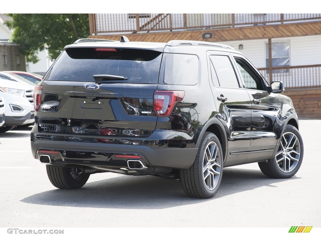 2016 Explorer Sport 4WD - Shadow Black / Ebony Black photo #3