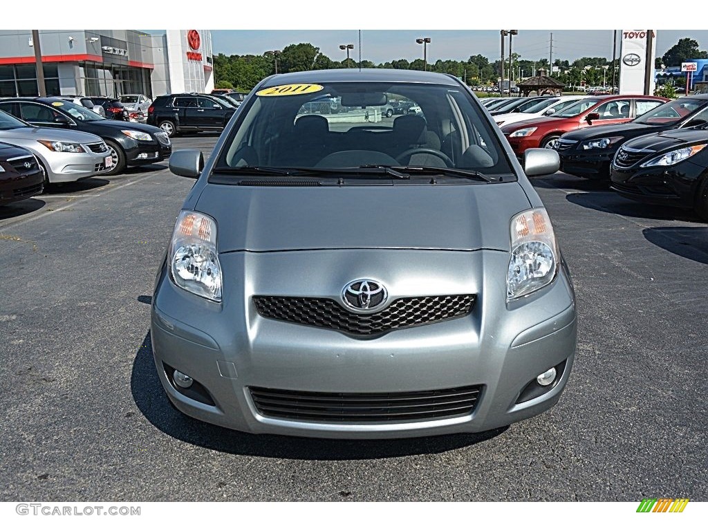 2011 Yaris 3 Door Liftback - Meteorite Metallic / Dark Charcoal photo #20