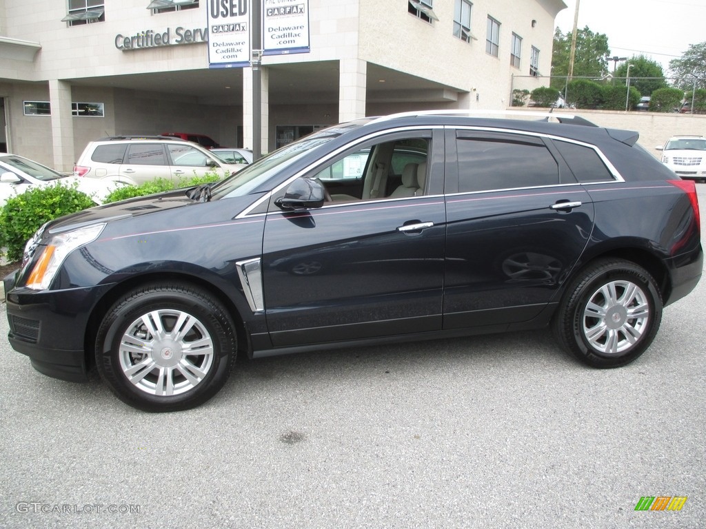 2014 SRX Luxury AWD - Sapphire Blue Metallic / Shale/Brownstone photo #3