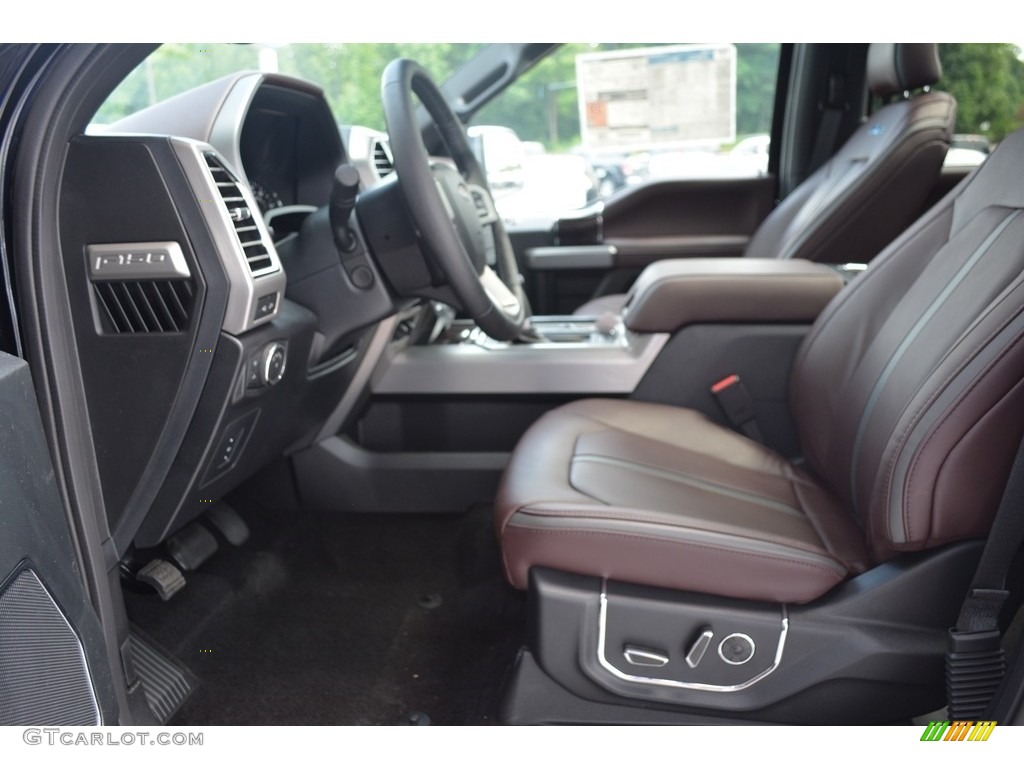2016 F150 Platinum SuperCrew 4x4 - Shadow Black / Platinum Brunello photo #9