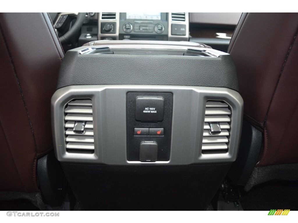 2016 F150 Platinum SuperCrew 4x4 - Shadow Black / Platinum Brunello photo #12