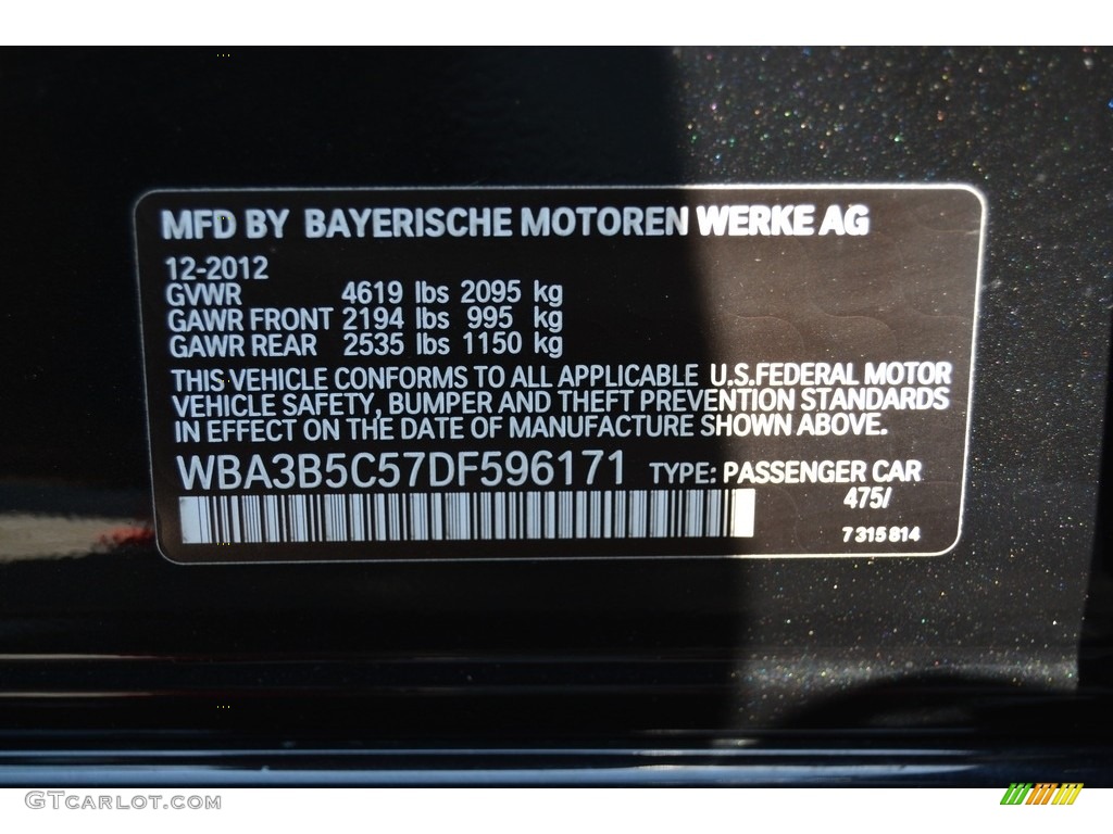 2013 3 Series 328i xDrive Sedan - Black Sapphire Metallic / Saddle Brown photo #34