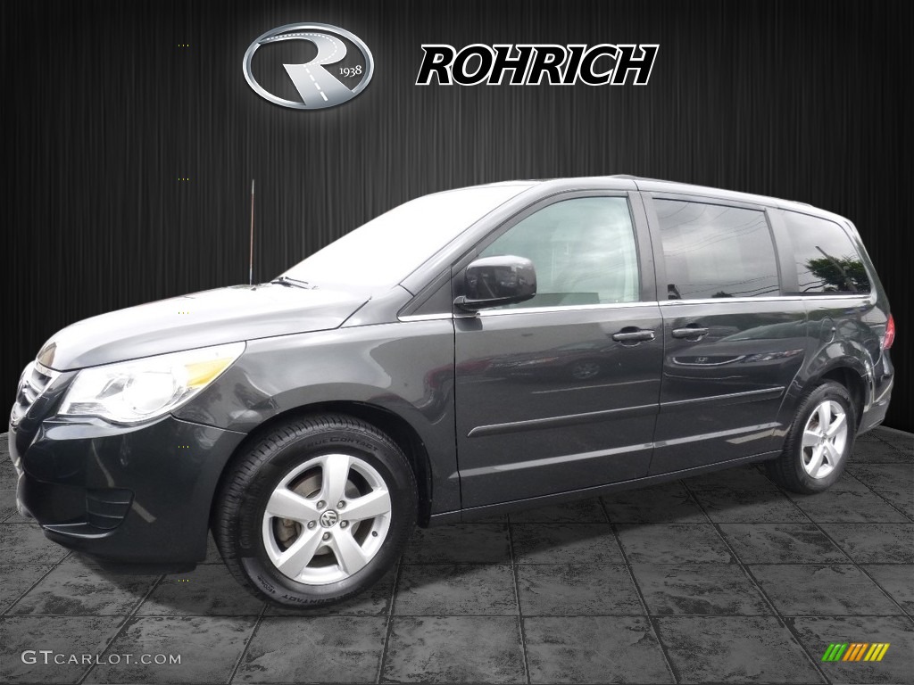 2011 Routan SEL - Twilight Gray Metallic / Aero Gray photo #3
