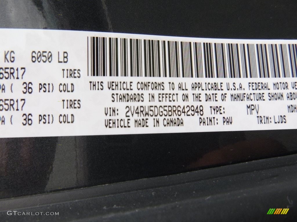 2011 Routan SEL - Twilight Gray Metallic / Aero Gray photo #25