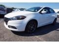 2016 Bright White Dodge Dart SE  photo #1