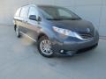 2016 Shoreline Blue Pearl Toyota Sienna XLE  photo #2