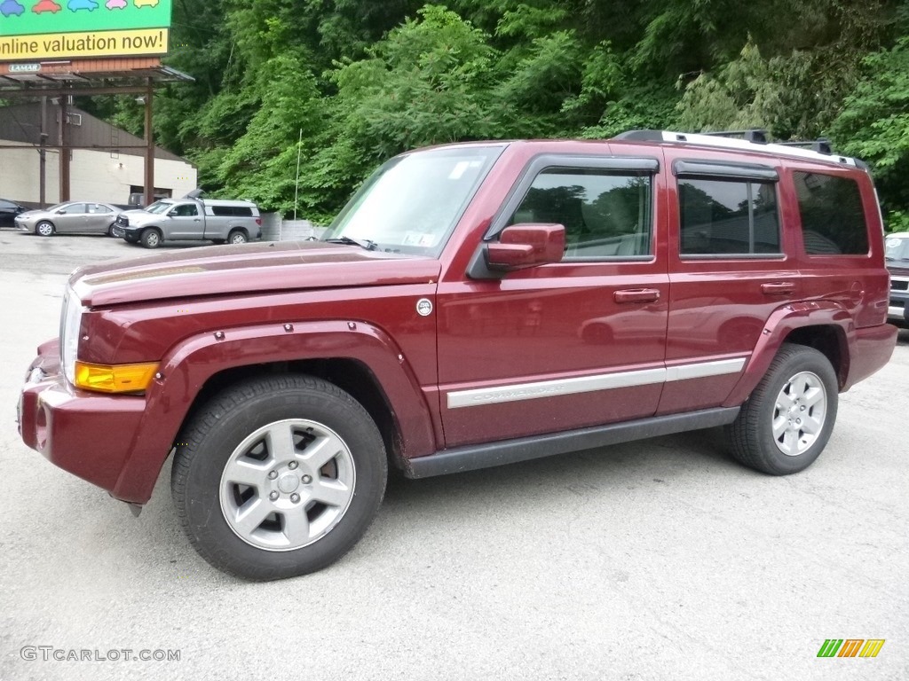 2007 Commander Overland 4x4 - Red Rock Pearl / Dark Khaki/Light Graystone photo #8