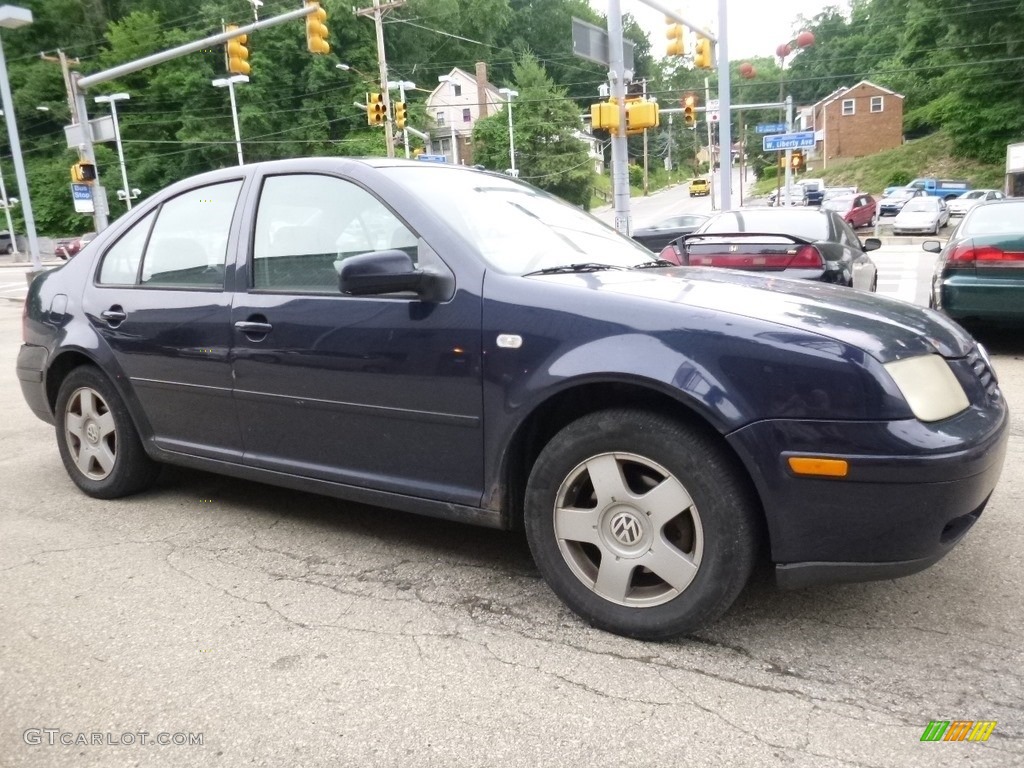 2000 Jetta GLS Sedan - Atlantic Blue Pearl / Black photo #1