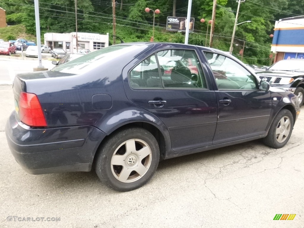 2000 Jetta GLS Sedan - Atlantic Blue Pearl / Black photo #8