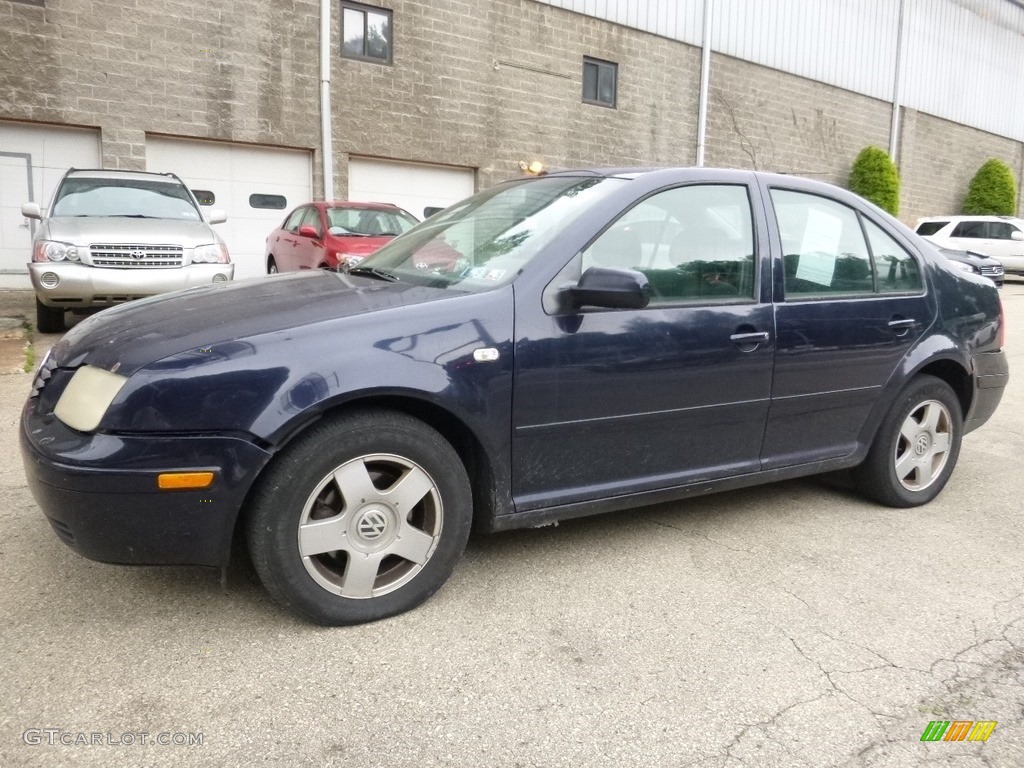 2000 Jetta GLS Sedan - Atlantic Blue Pearl / Black photo #16
