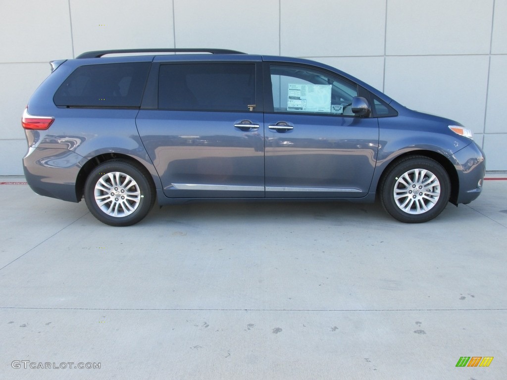 2016 Sienna XLE - Shoreline Blue Pearl / Ash photo #3