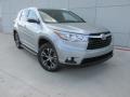2016 Silver Sky Metallic Toyota Highlander XLE  photo #1